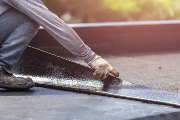 Professional Waterproofing technician working in New Milford, NJ